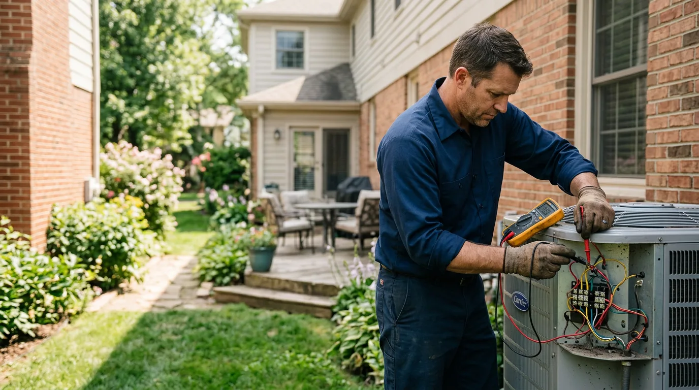 HVAC technician working near Slemp, KY